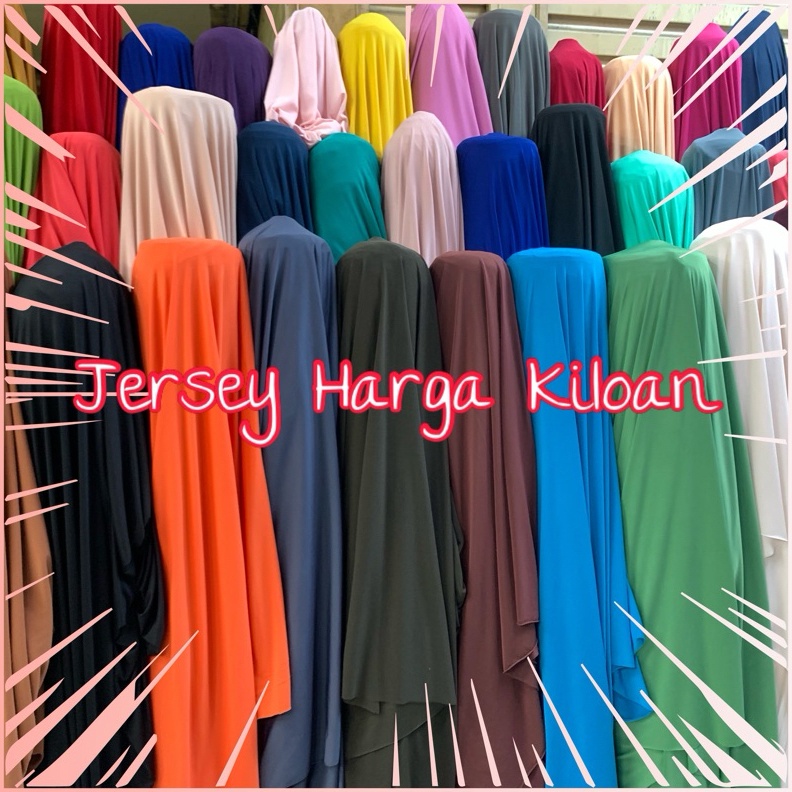 KODE G8J Kain Jersey Korea Ity Polos PREMIUM Harga Kiloan