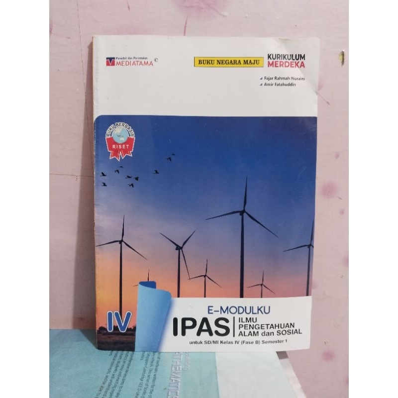 buku e modulku ipas kelas 4/IV sd mi semester 1 mediatama kurikulum merdeka