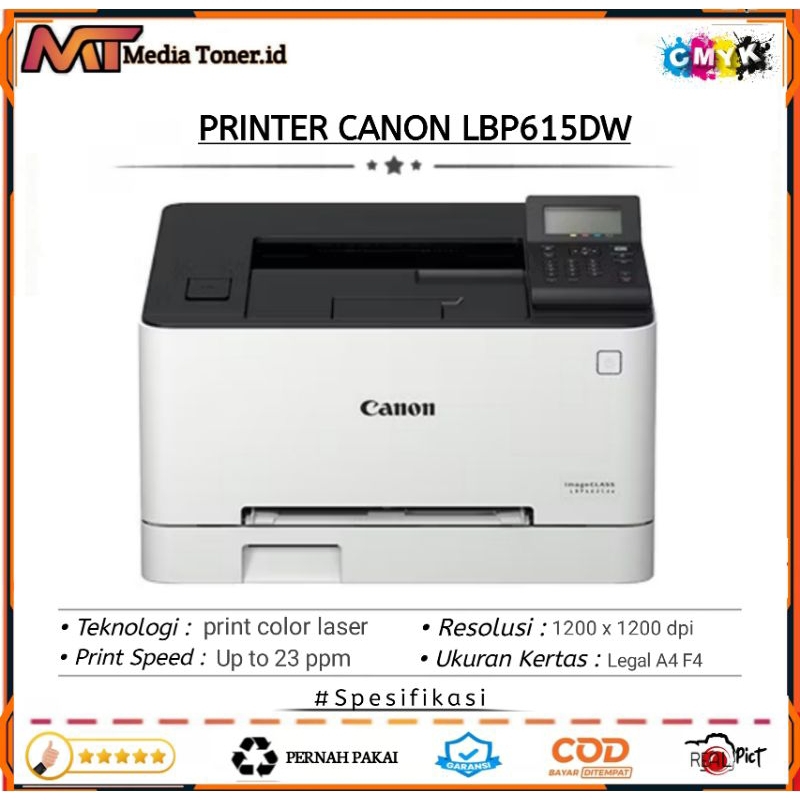 

di jual printer color canon Lbp615dw duplex wireless