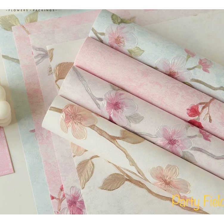 

Model Terbatas 1PAK1PCS TYXL Kertas buket bunga flower bouquet wrapping paper