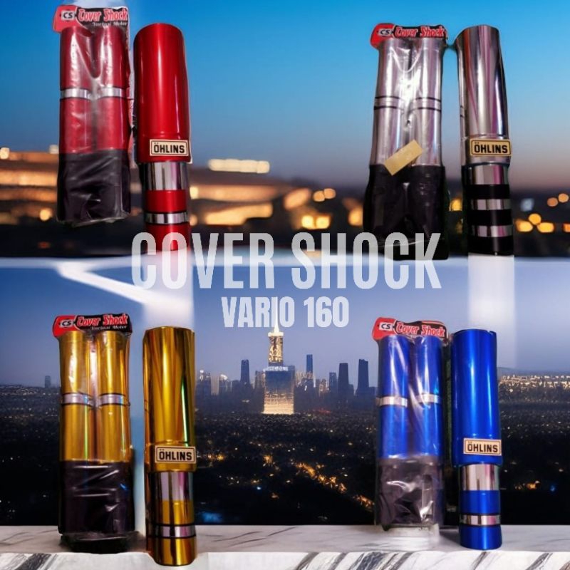 Cover shock/sarung shockbreaker depan belakang motor VARIO 160