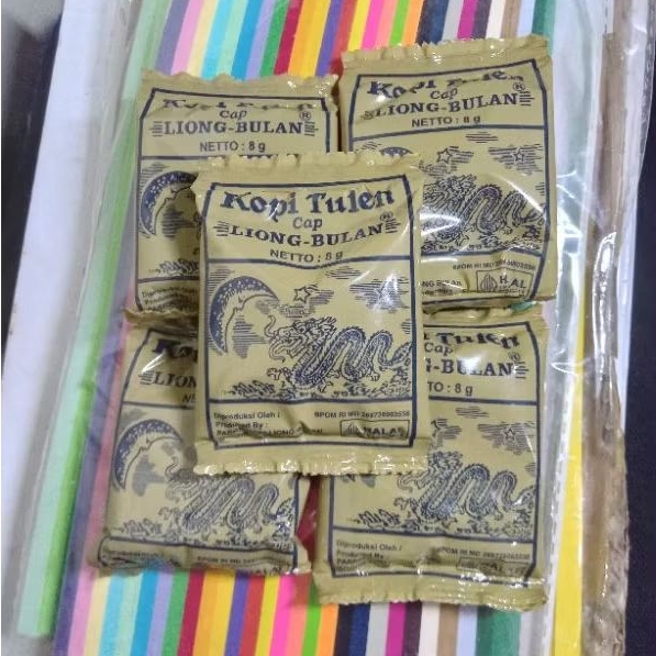 

Kopi Liong Bulan 8gram 5 Saset / Kopi Bogor