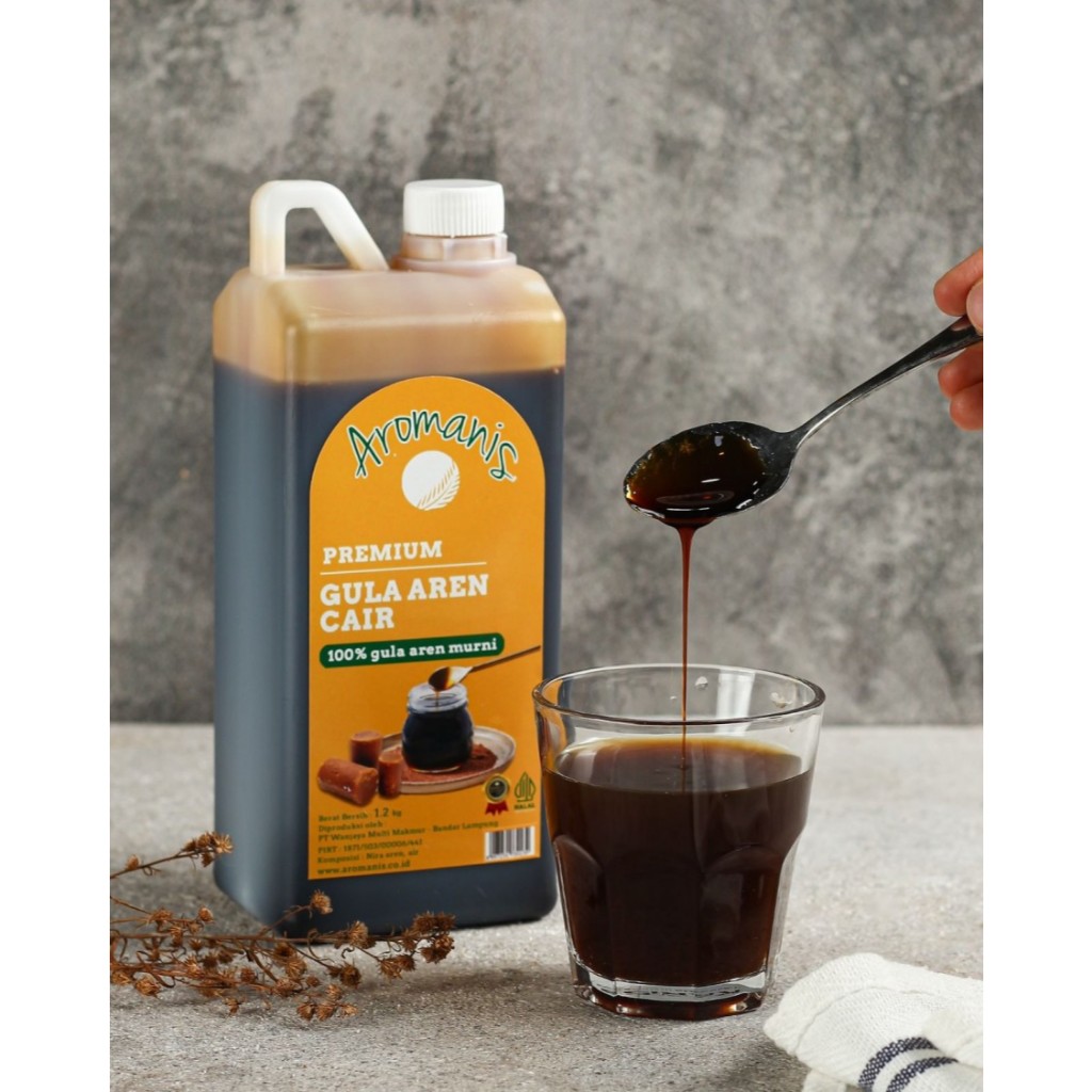 

Palm Sugar Syrup Aromanis / Gula Aren Cair Aromanis - 1.2 Kg