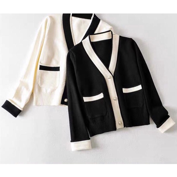 Baju wanita korea Cardigan rajut wanita CardiganAtasan Rajut Outer lengan Panjang Atasan wanita leng