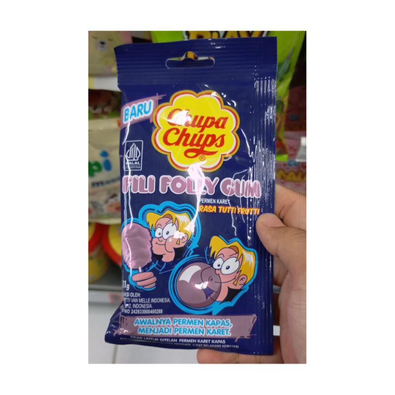 

CHUPA CHUPS FILI FOLLY GUM PERMEN 11GR