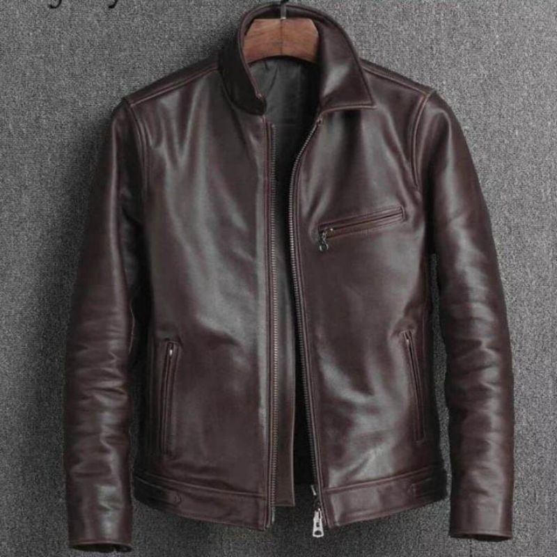 jaket kulit racing type A6 leather jacket