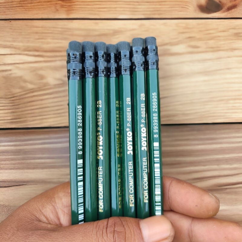

1 Pak isi 12 Pensil 2B Joyko P88 ER / Pensil Sekaligus Penghapus Joyko 2B Murah
