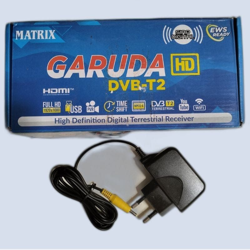 ADAPTOR / CAS / CHARGER SET TOP BOX MATRIX GARUDA