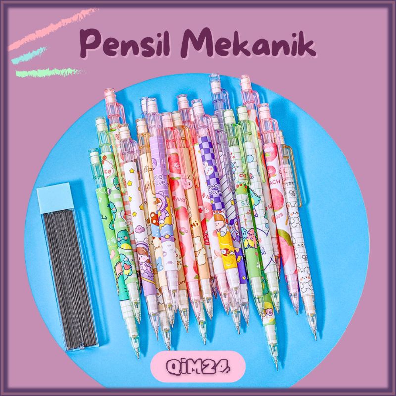 

Pensil Mekanik - Pensil Isi Ulang - Perlengkapan Sekolah - Hadiah Anak - QiM24
