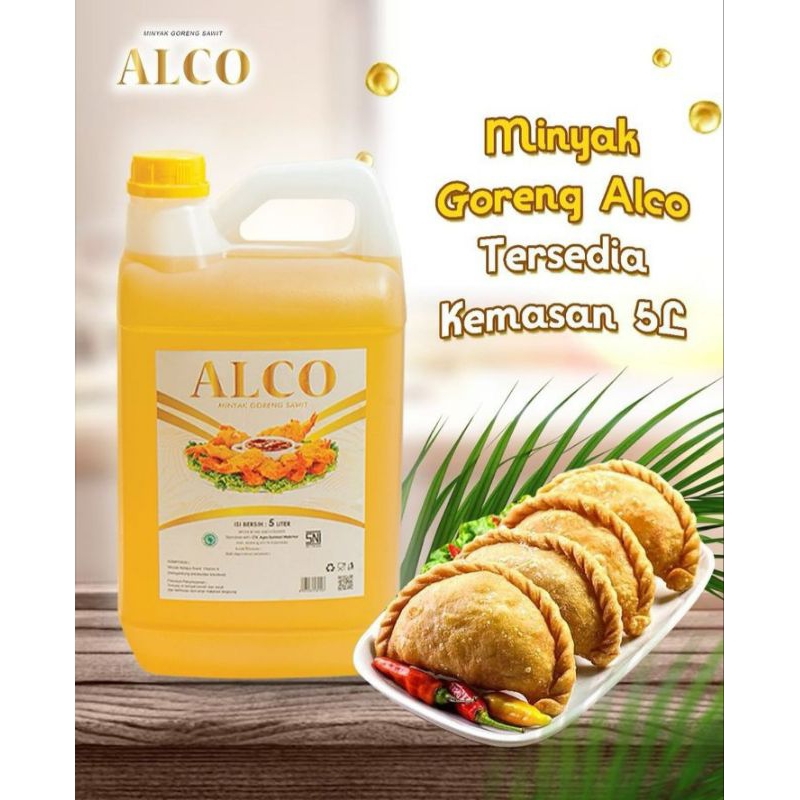

ALCO Minyak Goreng 5 liter Jerigen ( include bublewrap+kardus packing )