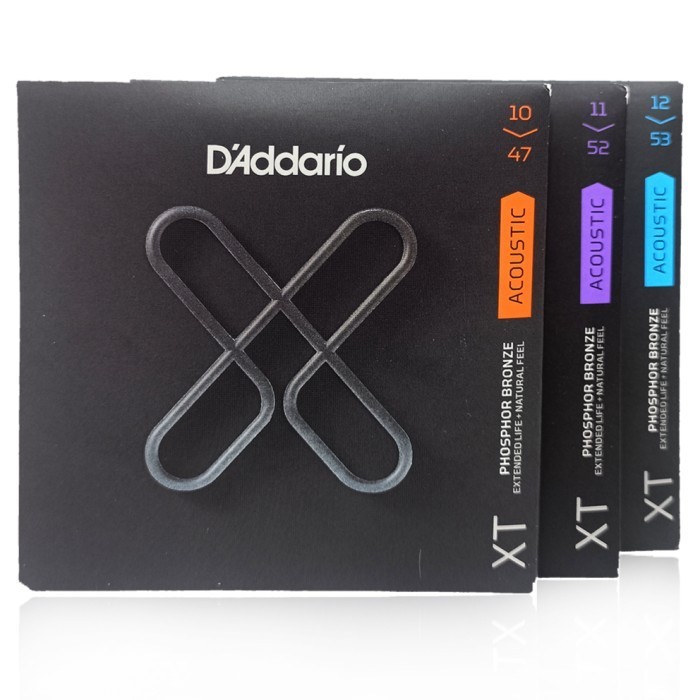 D'Addario XTAPB XT Acoustic Phosphor Bronze Senar Gitar Akustik String 10 11 12 - 10-47