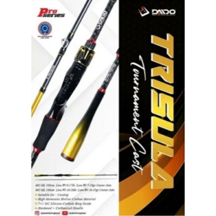 JORAN DAIDO TRISULA TOURNAMENT PRO SERIES 165CM 8-17CM / 10-20LBS & 180CM 7-15LBS/ 8-17LBS / 10-20LB