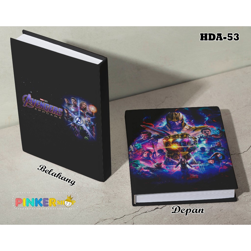 

(HDA-53) Hardcover Anime AVENGER AND GAME Ukuran A5 Jurnal Agenda Planner
