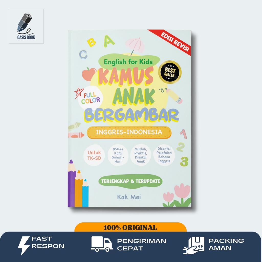 BUKU AJAIB : KAMUS ANAK PINTAR BERGAMBAR & SUPERLENGKAP INDO-INGGRIS
