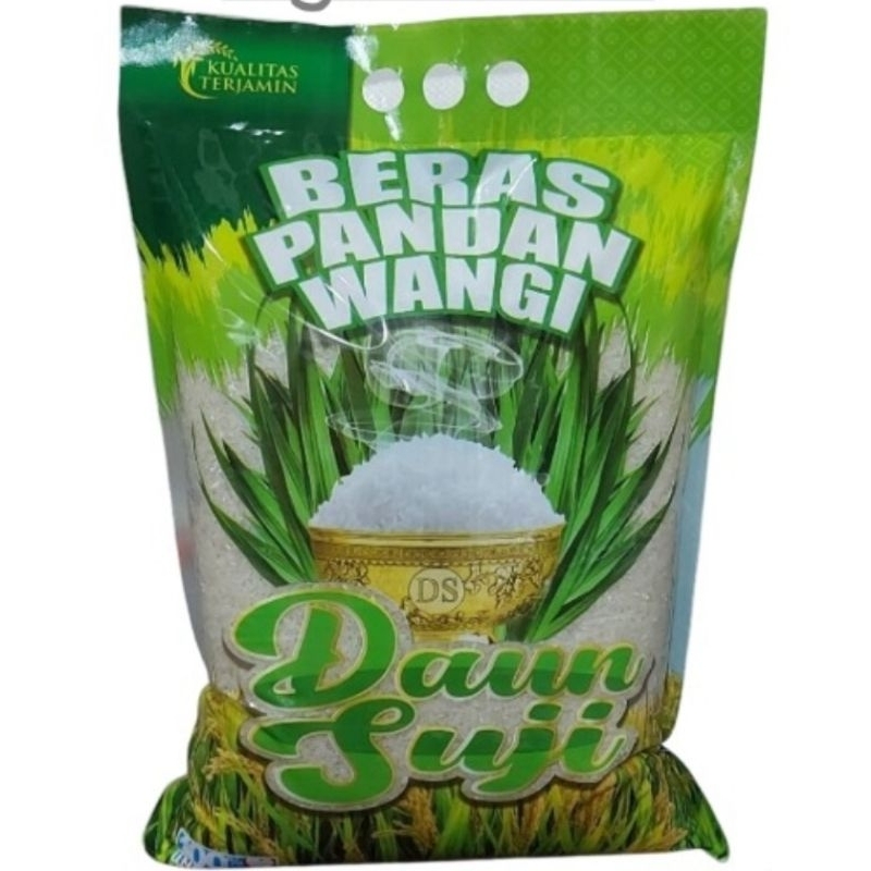 

Beras Daun Suji Pandan Wangi 5 L