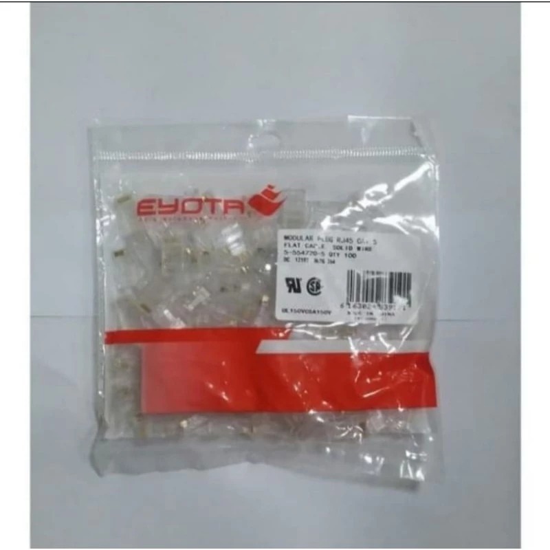 Konektor RJ45 Eyota Cat5e / Connector RJ45 Eyota isi 100