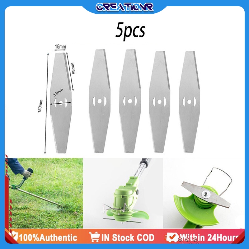 5pcs Pisau Mesin Potong Rumput/pisau Potong Rumput/mata Pisau Mesin Potong Rumput/pisau Potong Rumpu