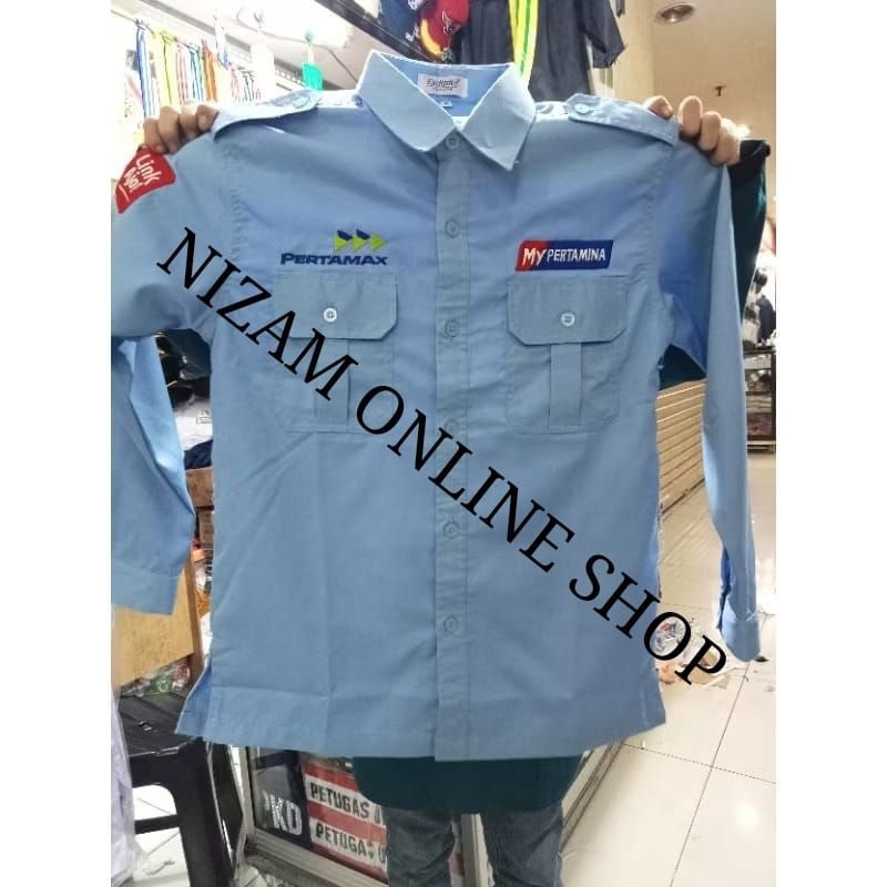 kemeja lengan panjang my Pertamina seragam lengan panjang my Pertamina baju lengan panjang my Pertam