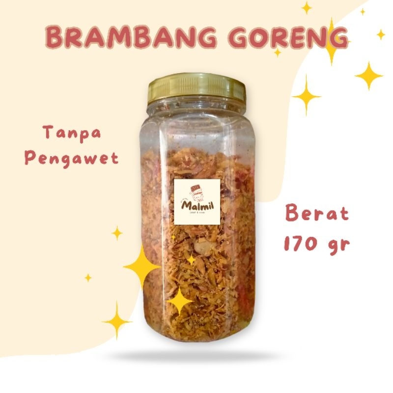 

Bawang Merah Brambang Goreng Asli 1 Toples 170gr