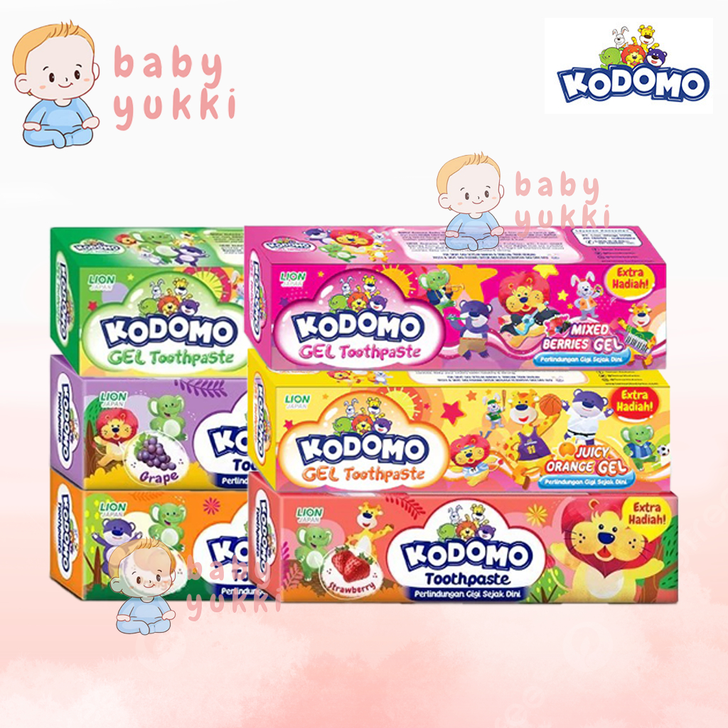 KODOMO Toothpaste | Gel Toothpaste | Kids 6+ Toothpaste | Pasta Gigi Anak