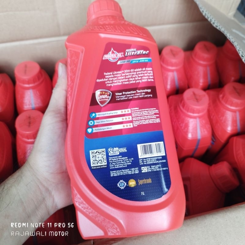 oli Federal ultratec 20W 50 1 liter original
