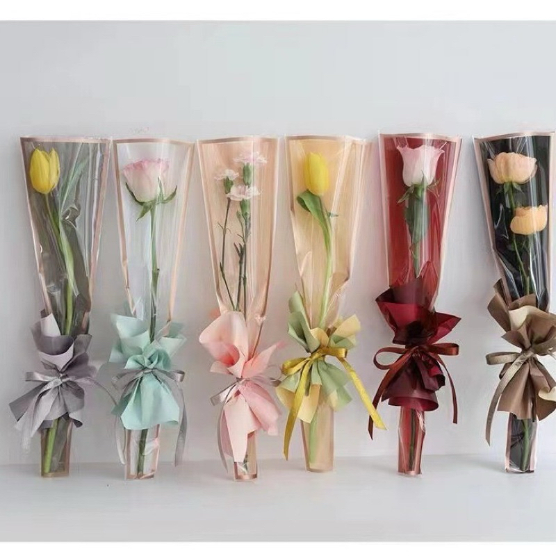 

[ISI 50 LEMBAR] PLASTIK SINGLE FLOWER SINGLE STALK ROSE BUNGKUS PLASTIK BUNGA SATUAN BUNGA WISUDA TANGKAIAN PLASTIK BUNGA ECERAN PLASTIC