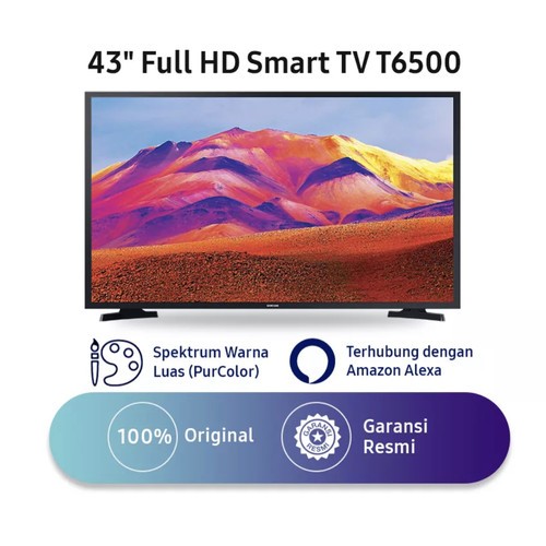 LED SAMSUNG 43" SMART TV 43T6500 Full HD Smart TV DIGITAL TV