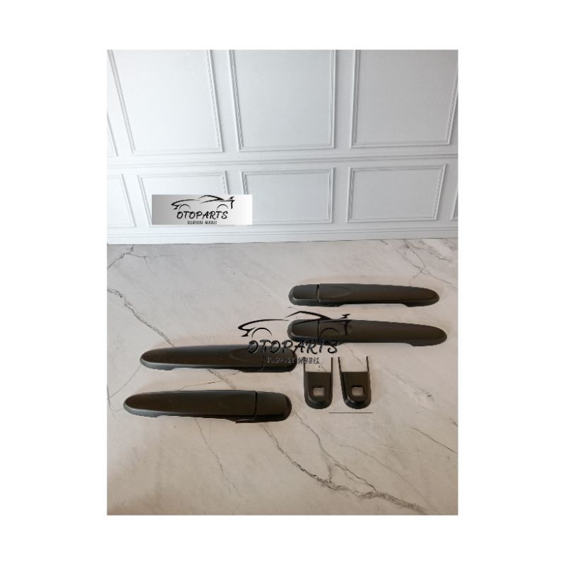 COVER HANDLE PEGANGAN PINTU MOBIL AVANZA TAHUN 2016-2018 JSL HITAM DOFF