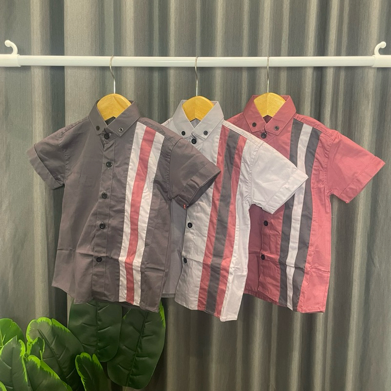 KEMEJA ANAK KOMBINASI | KEMEJA ANAK LAKI-LAKI