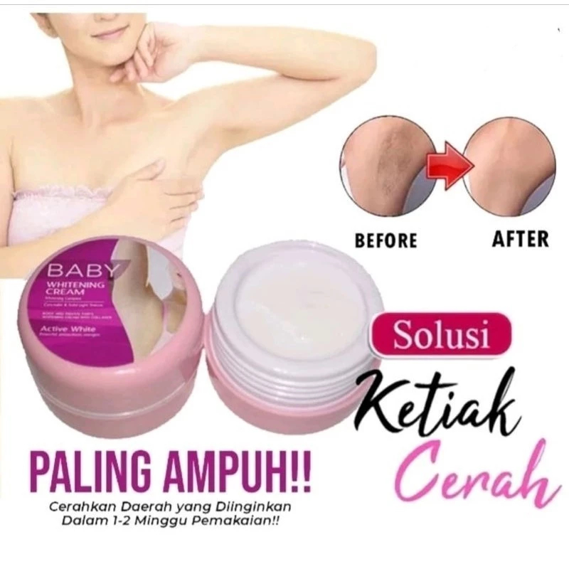 BABY WHITENING Baby Cream Pemutih Shinkurim Pemutih Ketiak - Ketiak Putih Bersih dalam bpom