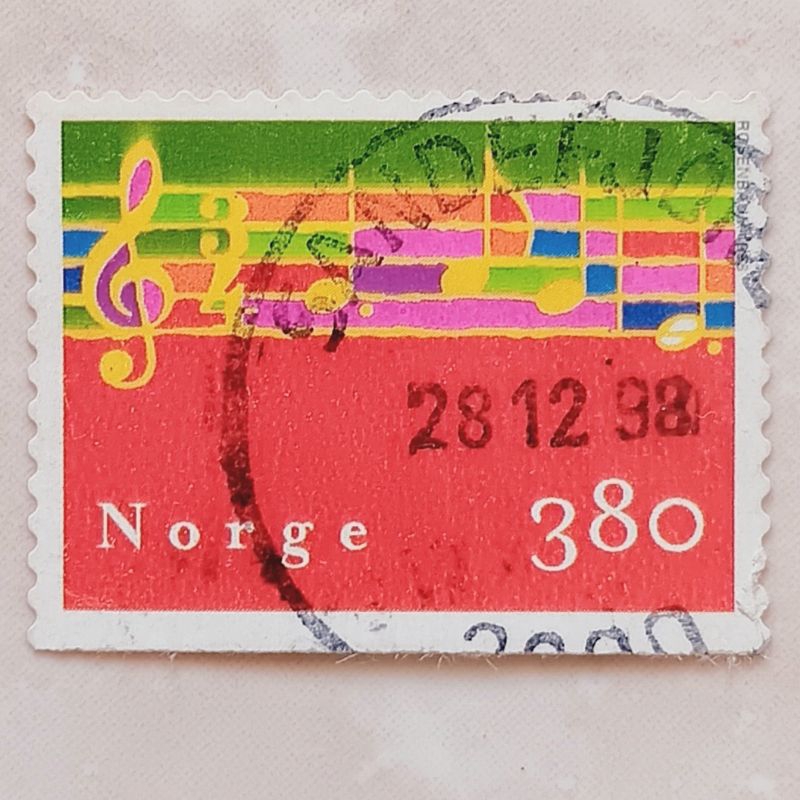 

(AA) Perangko Norwegia 1998 Christmas 1998 3,80 krone Used