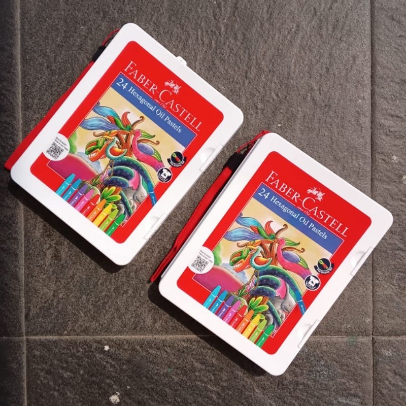 

Adn Crayon Oil Pastel Faber Castell 24 Hexagonal ( Set ) [ Original [ Free Bubble & Dus ]