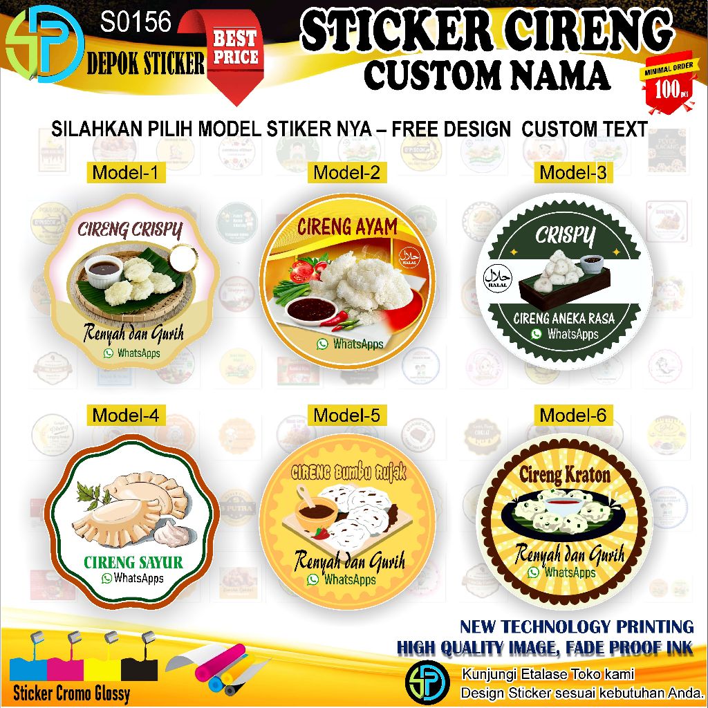 

STIKER CIRENG ACI GORENG
