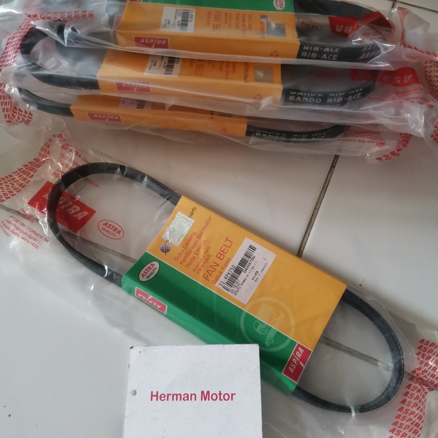 Fanbelt V-belt Aspira Bando 4PK750 Untuk AC Grand max 1.3 1.5 & Luxio ORIGINAL
