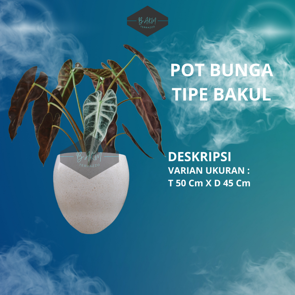 BAK AIR KAMAR MANDI | POT BUNGA GENTONG | POT TERASO KERAMIK CANTIK ELEGAN | POT BUNGA TIPE BAKUL