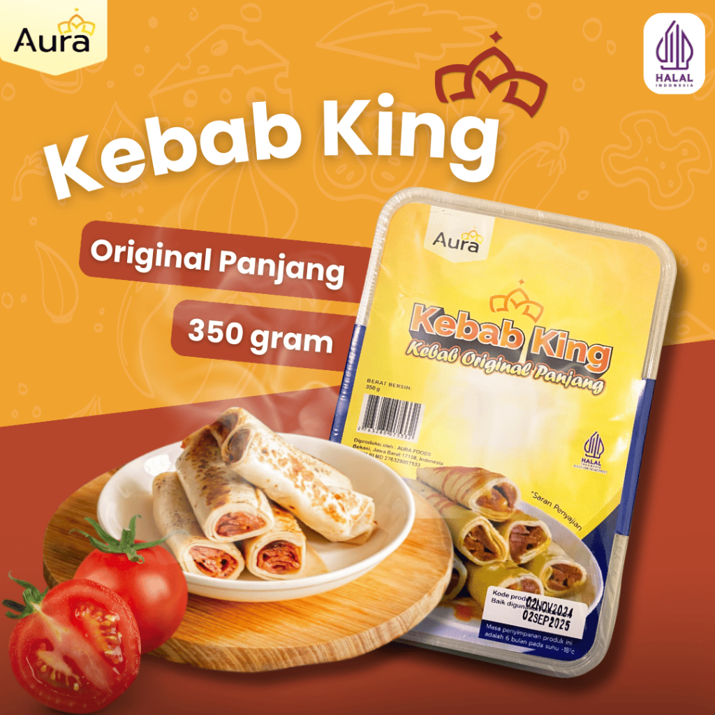 

Kebab King Original Panjang 350 Gram