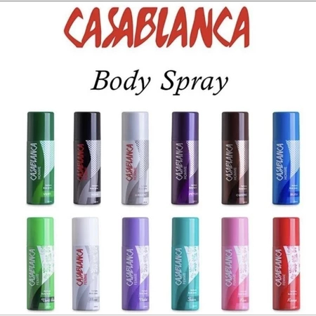 Parfum Casablanca Body Spray Pria Original 100%  - Minyak Wangi Parfume