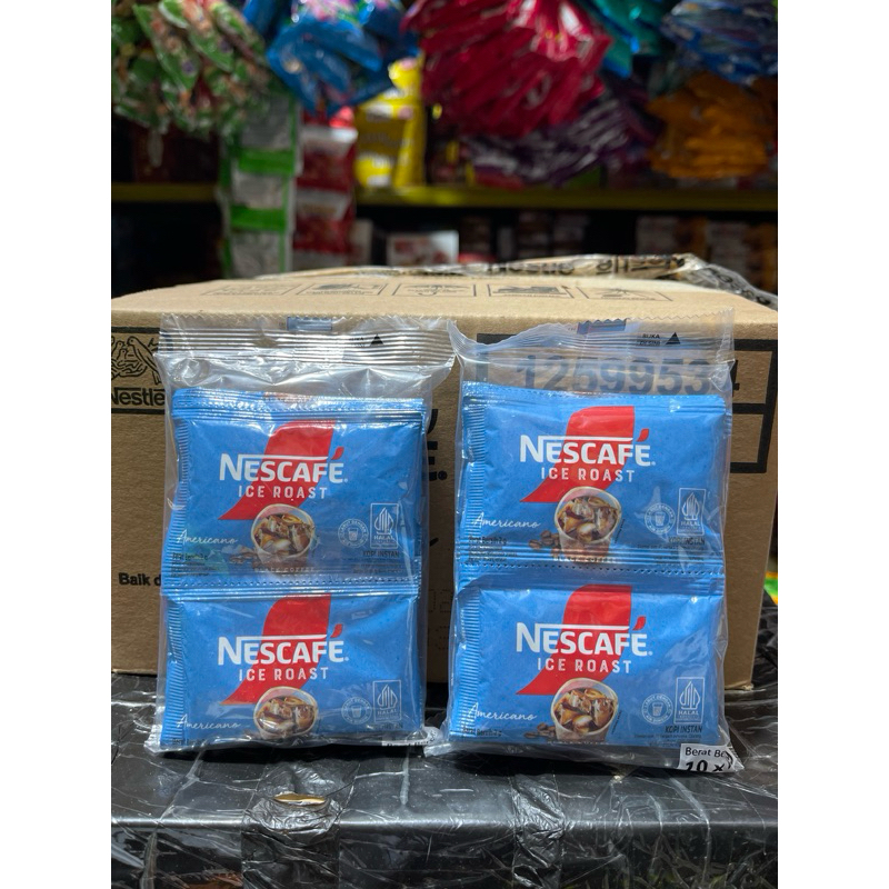 

NESCAFE ICE ROAST AMERICANO 2GR RENCENG ( ISI 10 SACHET )