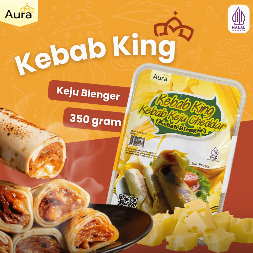 

Kebab King Keju Blenger 350 Gram