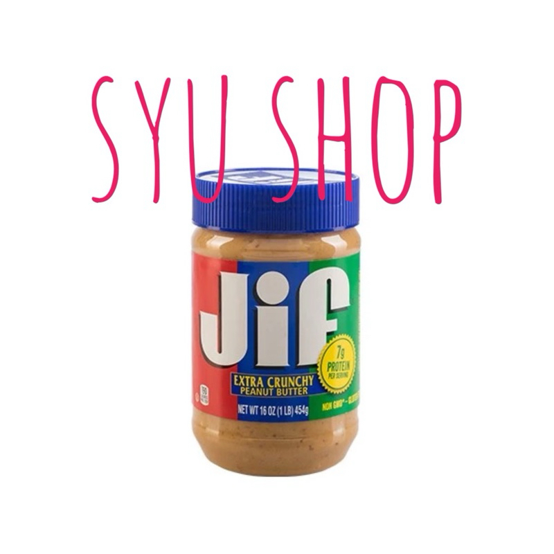

jif extra crunchy peanut butter 454gr