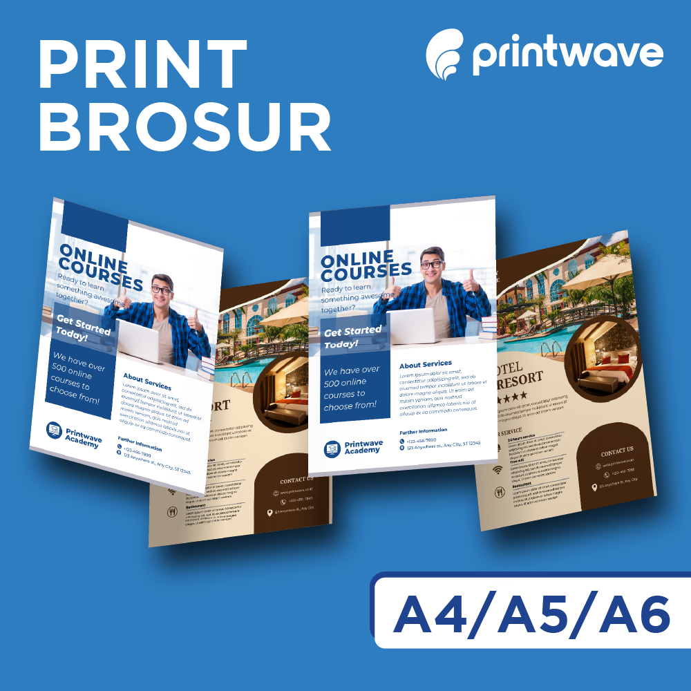 

Print Brosur Custom A4/A5/A6 | Print Flyer Premium | Cetak Brosur Promosi, Iklan