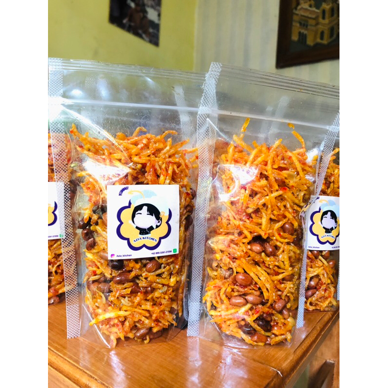 

Kentang Mustofa Teri kacang