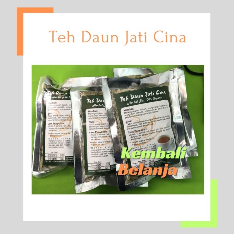 

Teh Jati Cina/ Teh Pelangsing/ Teh Herbal/ Teh Diet/ Teh Alami