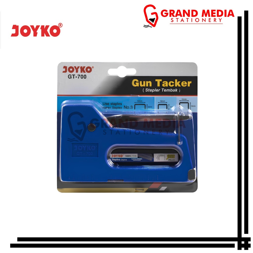 

[GRAND MEDIA] GUN TACKER / STAPLER TEMBAK JOYKO GT-700