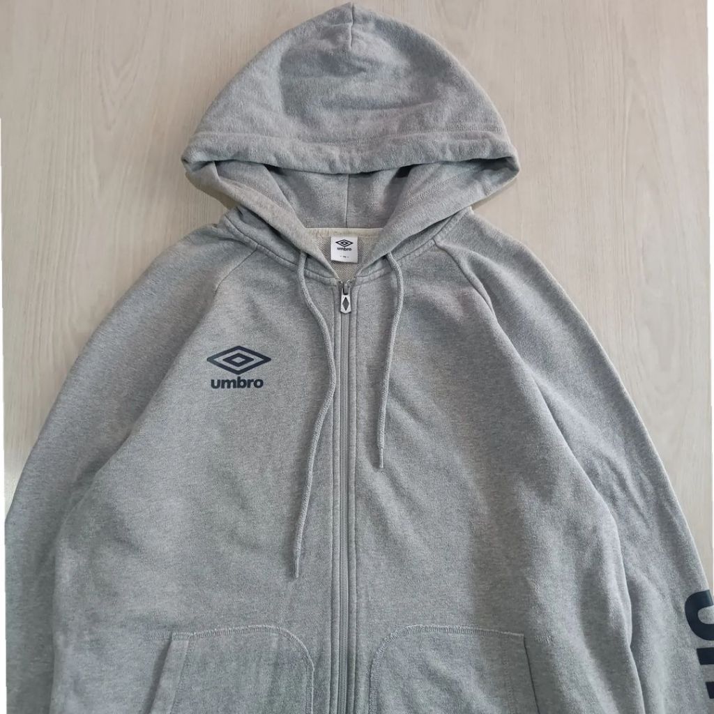 UMBRO GREY   ZIPPER HOODIE