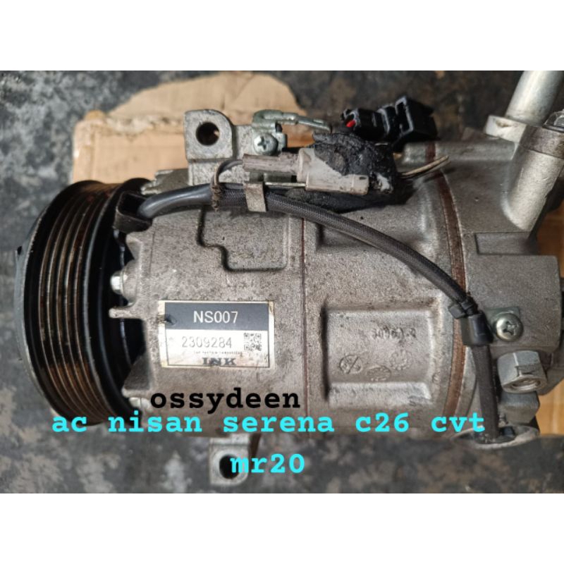 kompresor ac nissan serena c26 Mr20 original