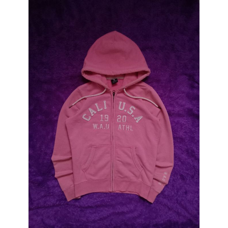 HOODIE WHO AU CALI USA PINK