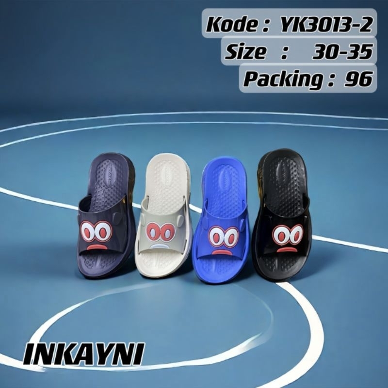 SANDAL ANAK LAKI-LAKI/ COWOK INKAYNI KARET  RINGAN LENTUR