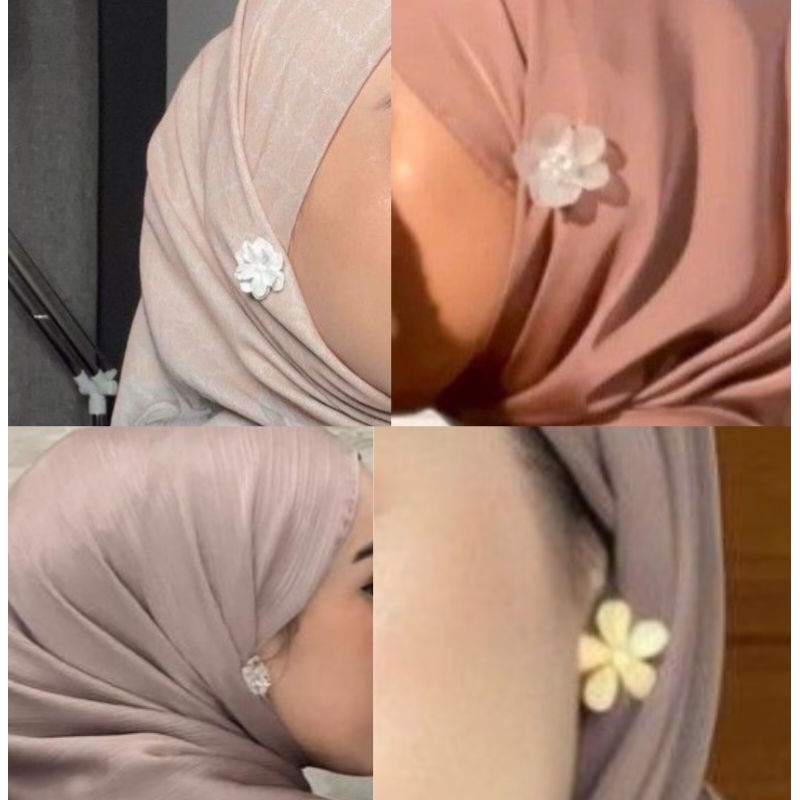 Anting Hijab / Anting Klip Hijab / Anting Jepit