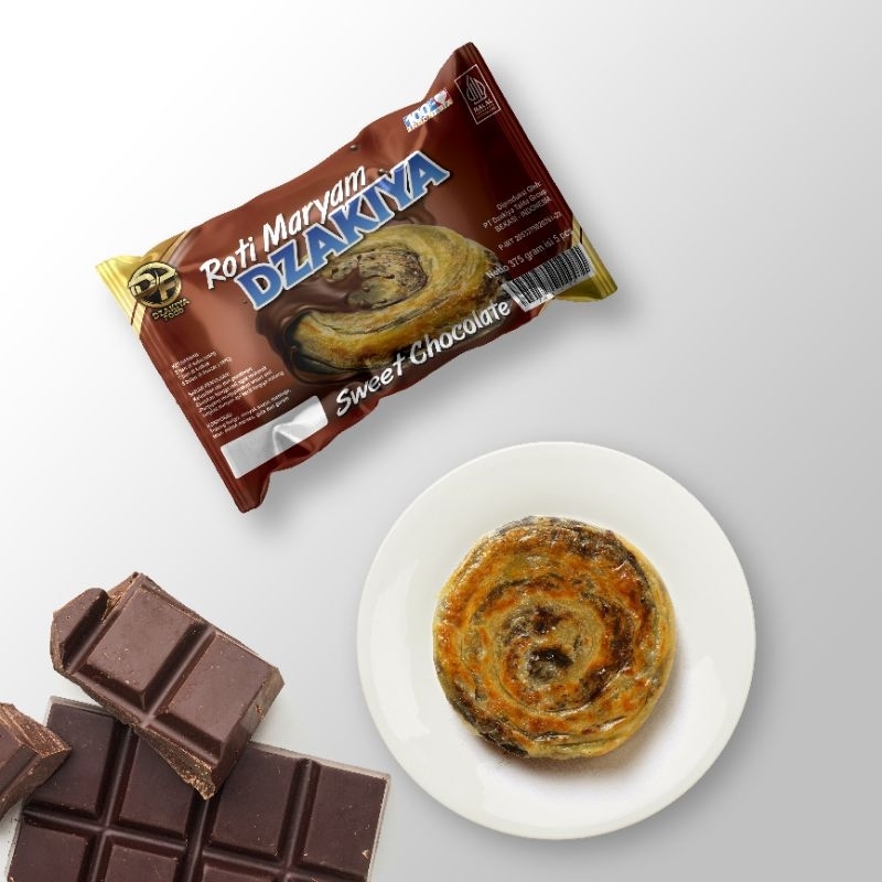 

GROSIR 10 PACK Roti Maryam DZAKIYA Coklat Standar